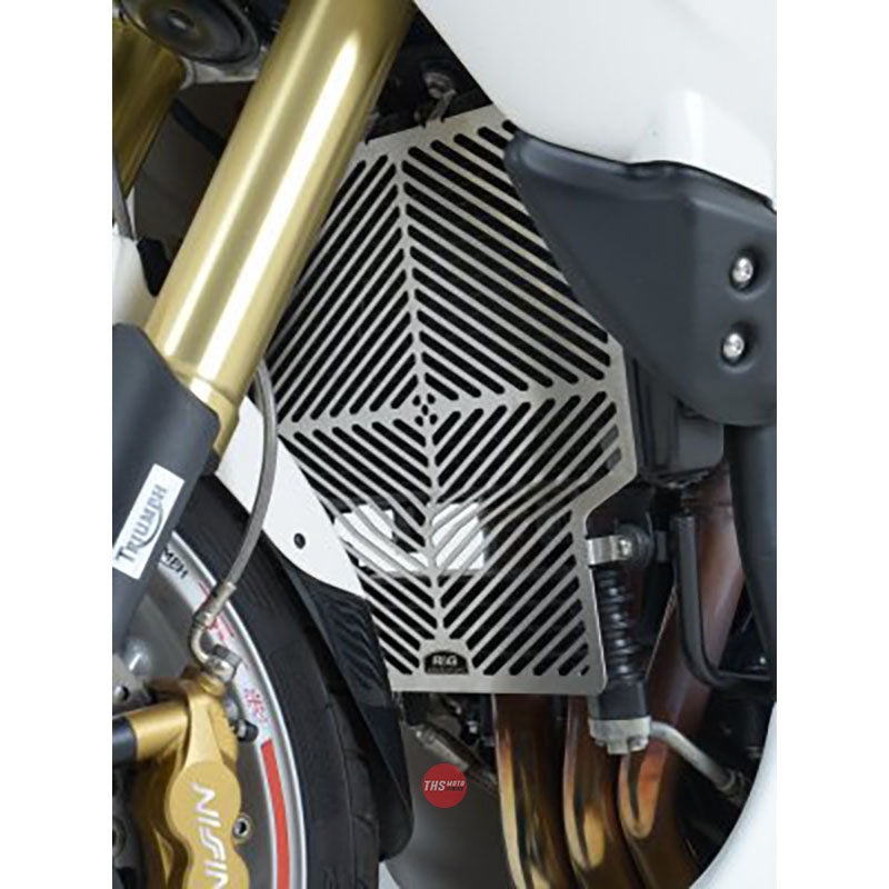 R&G Stainless Steel Radiator and Oil Cooler Guard Triumph Tiger 1050 a Stainless