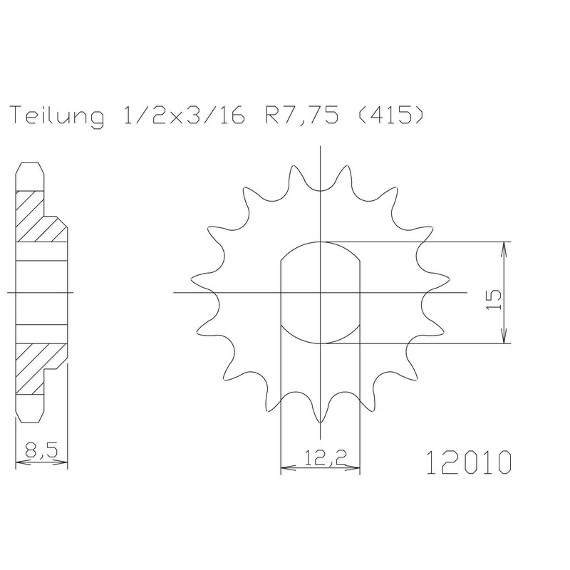 Moto Master Sprocket Front 10T 10 Tooth