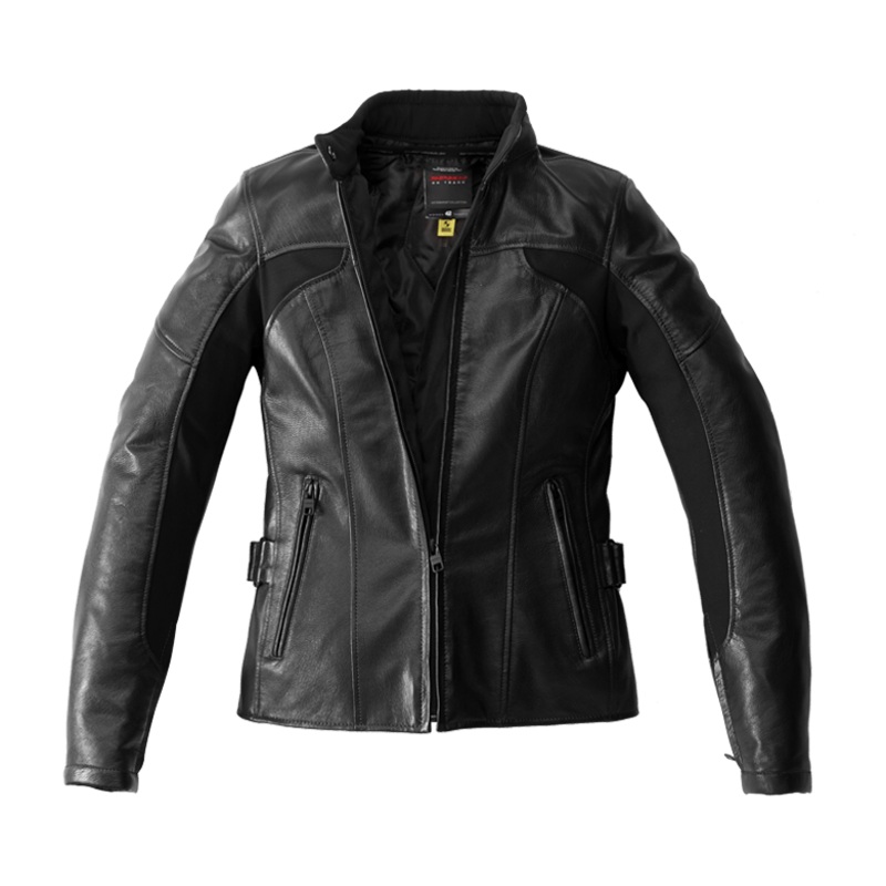 Spidi Mystic Leather Jacket Black 46 Womens Large EU
