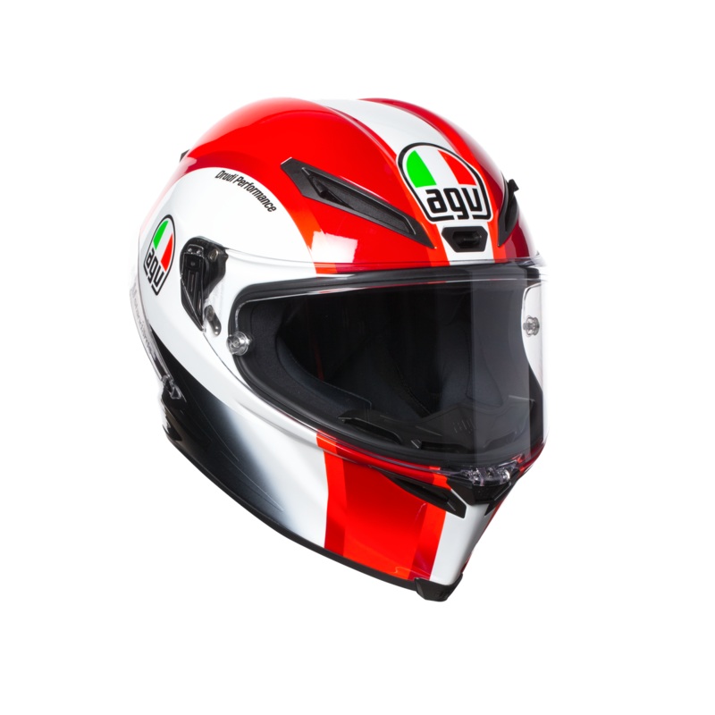 AGV Corsa R Sic58 Red White Road Helmet Size Large 60cm