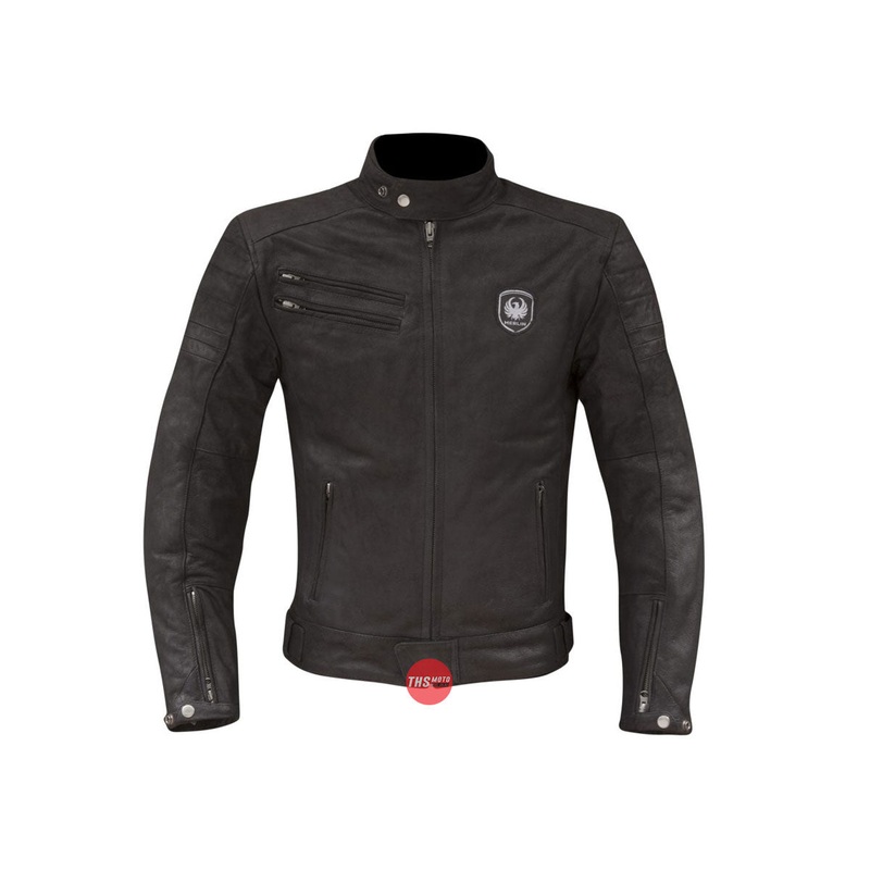 Merlin Alton Heritage Leather Jacket Black 48
