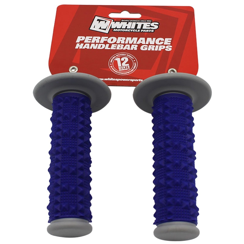 Whites Mx Full Large Diamond Grip Grey blu