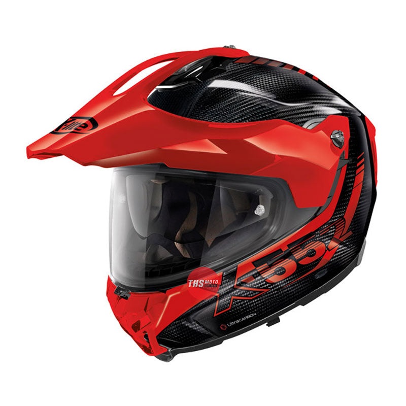 Nolan XLite Adventure Helmet X552 Hilside Black/Red Size Large
