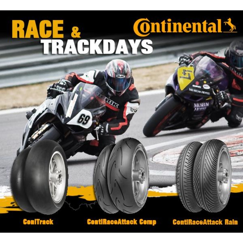 Continental Race & Track Days 120/70-17 ZR58WContiRaceAttack Soft