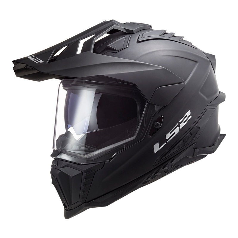 LS2 MX701 Explorer Helmet - Matte Black Size Small 55 56cm