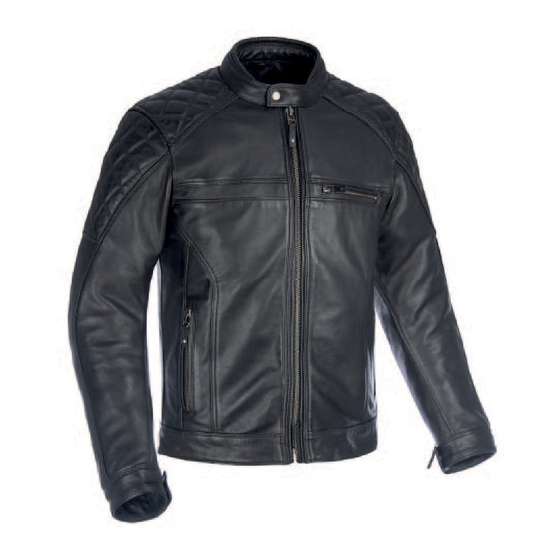 Oxford Route 73 2.0 Leather Jacket - Black Size 4XL