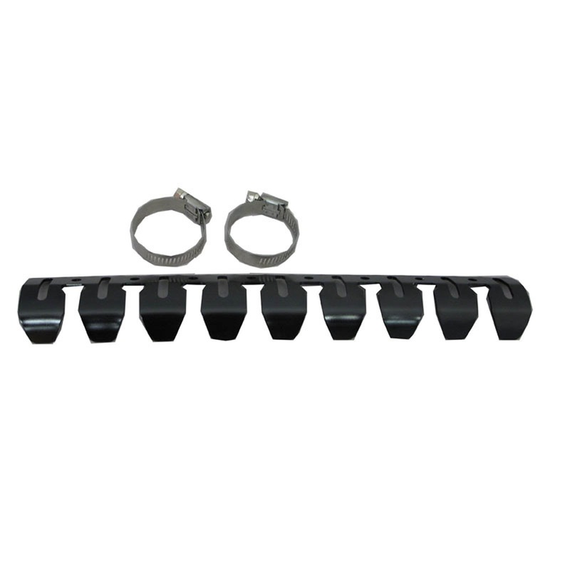 Whites Motorcycle Parts Exhaust Protector 4-STROKE Black