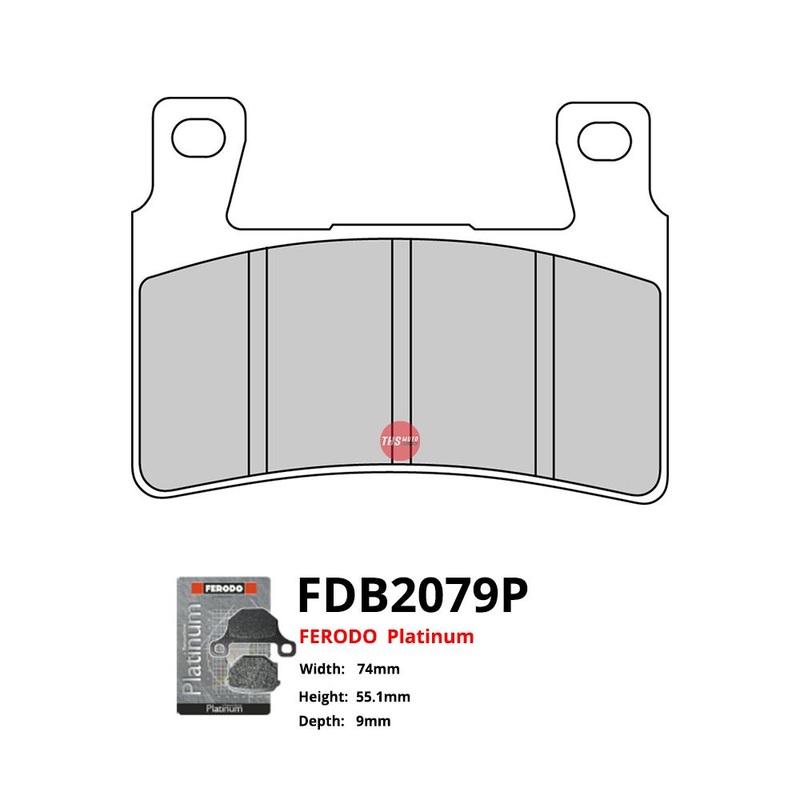 Ferodo Motorcycle Brake Pads Platinum FDB2079P