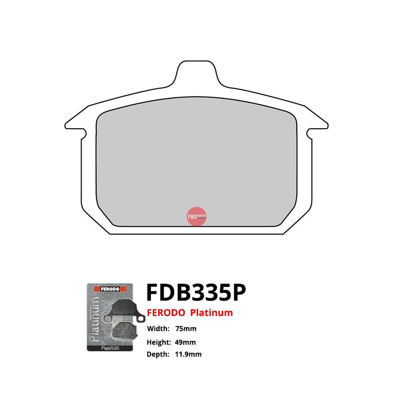 Ferodo Motorcycle Brake Pads Platinum FDB335P