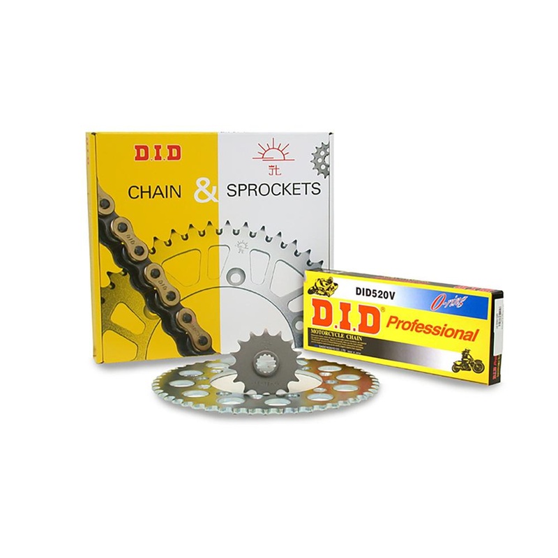 JT Sprocket Kit with D.I.D Chain GW250 13-16 520VX3 X-Ring SKS262