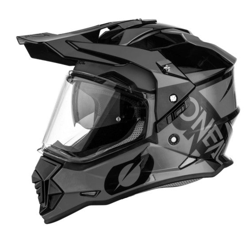 Oneal Sierra R V.23 Black Gray Adventure Helmet Size Large 59cm 60cm