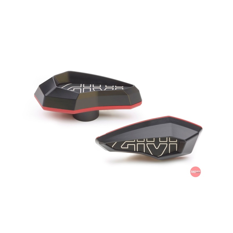 Givi Frame Slider Crash Protection Black/red (needs Fitting Kit) SLD01RE