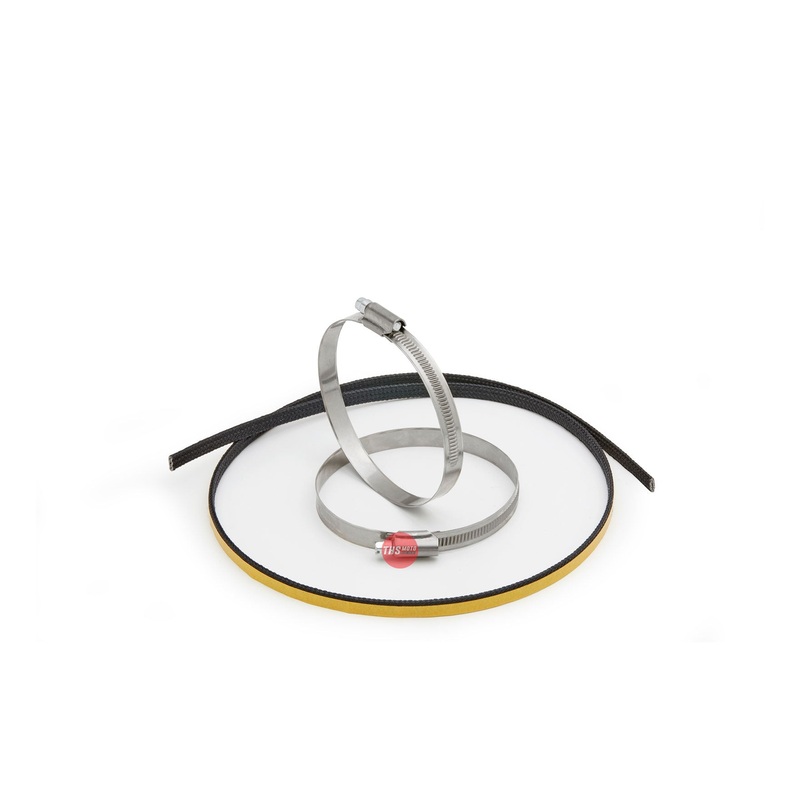 Givi Stainless Steel Clamp To Mount Heat Guard Onto Muffler 80-100 Dia. CLAMP100